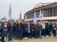 Студенты и сотрудники СГМУ приняли участие в концерте, посвященном присоединения ЛНР, ДНР, Херсонской и Запорожской областей к РФ